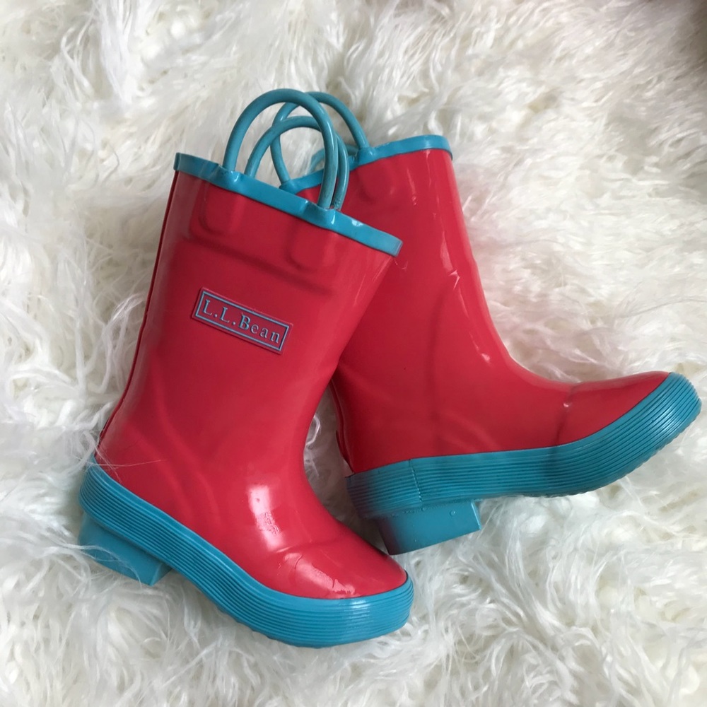 LL BEAN RAIN BOOT TODDLER SZ 7